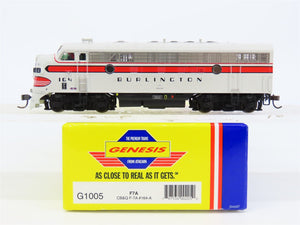 HO Athearn Genesis G1005 CB&Q Burlington Route EMD F7A Diesel #164-A w/ DCC