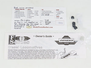 HO Athearn Genesis G2703 CB&Q Burlington EMD F3A/B Diesel Set #164C/B - DCC ONLY