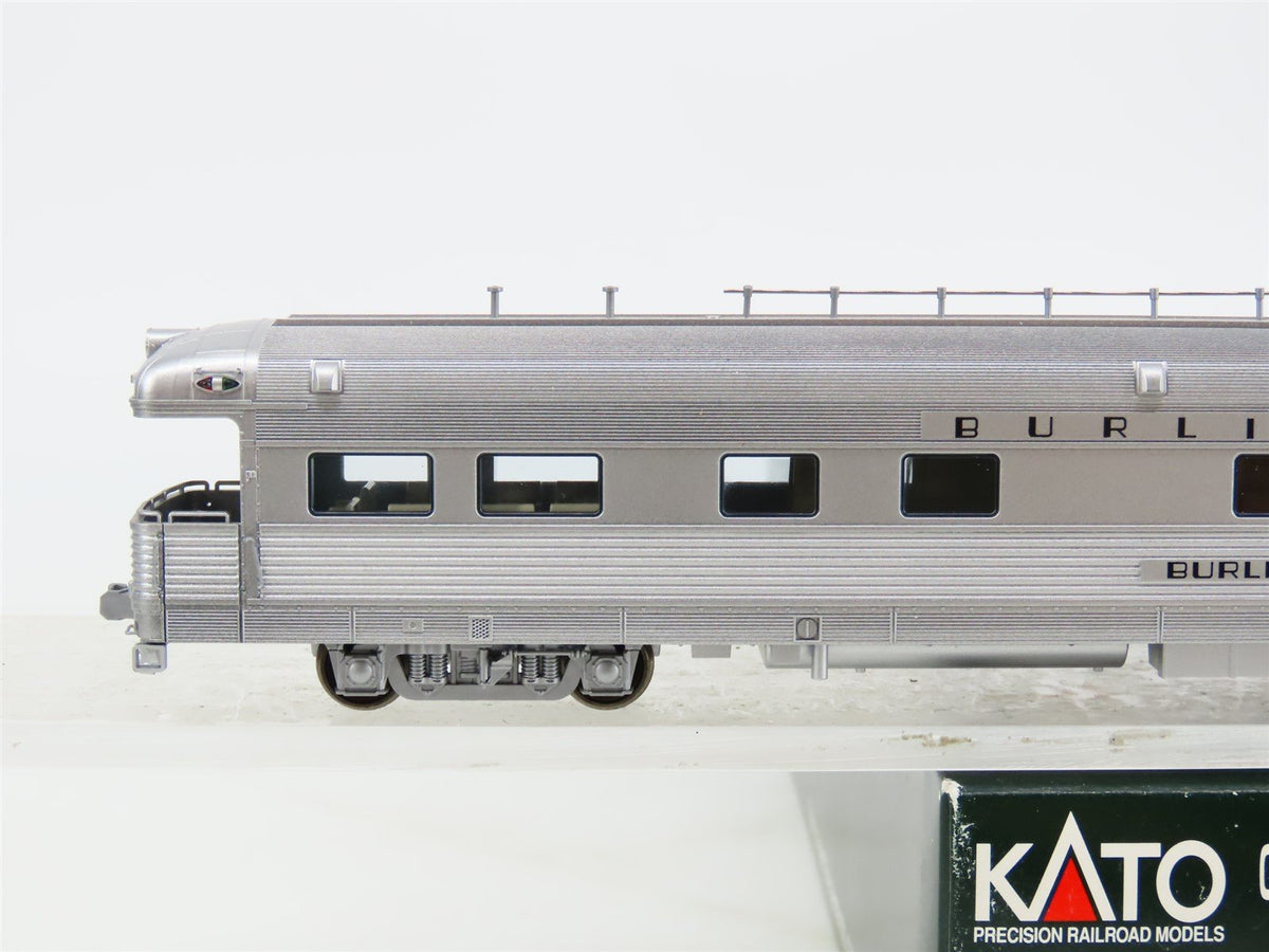 HO KATO 35-6003 CB&amp;Q Burlington Route Corrugated Business/Observation Passenger