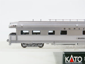 HO KATO 35-6003 CB&Q Burlington Route Corrugated Business/Observation Passenger