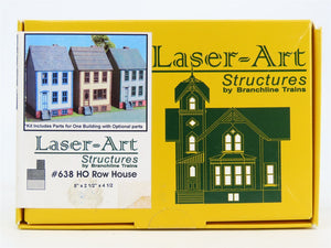 HO 1/87 Scale Branchline Laser-Art Kit #638 Row House - Sealed