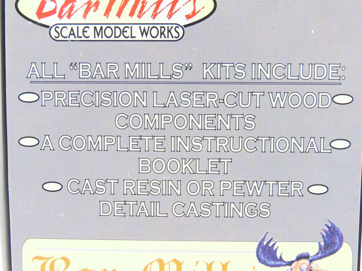 HO 1/87 Scale Bar Mills Laser Kit #0452 &quot;Bull&#39;s Salvage&quot; Building