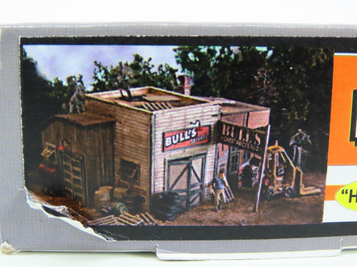 HO 1/87 Scale Bar Mills Laser Kit #0452 &quot;Bull&#39;s Salvage&quot; Building