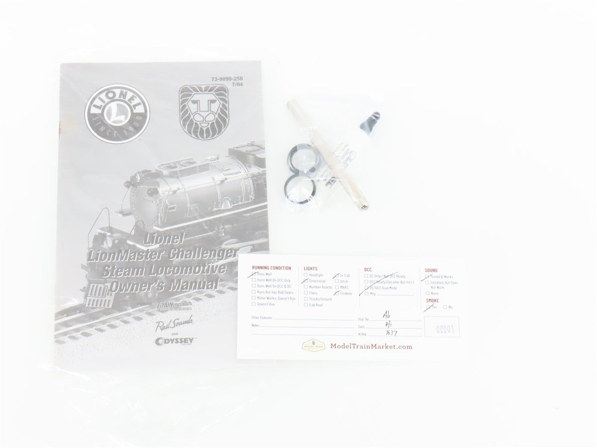 O Gauge 3-Rail Lionel 6-38091 NP Northern Pacific 4-6-6-4 Steam Loco #5121