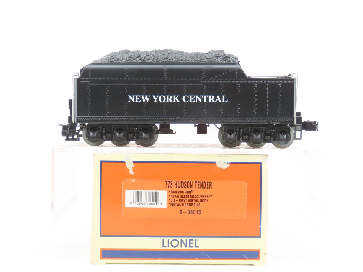O Gauge 3-Rail Lionel 6-38015 NYC Railway 773 Hudson Steam Loco Tender w/Sound