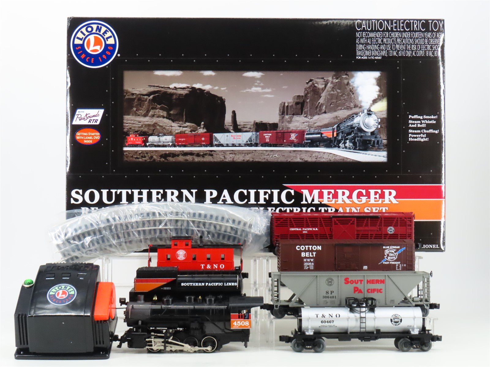 O Gauge 3-Rail Lionel 6-30167 SP Southern Pacific Merger Steam Freight Set