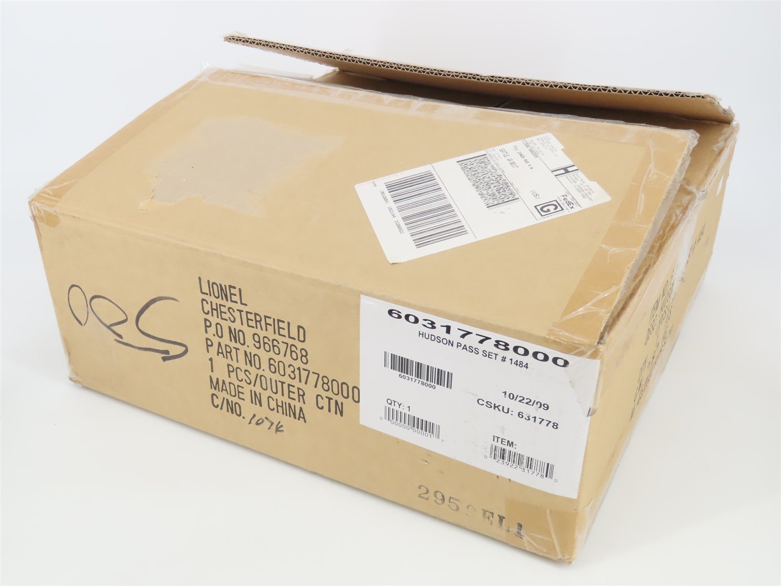 O Gauge 3-Rail Lionel 6-31778 #1484WS Lionel Lines Steam and Passenger Set