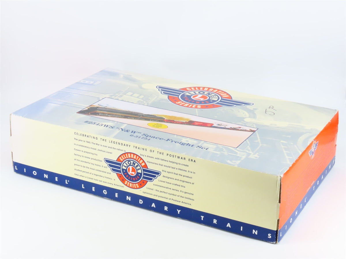 O 3-Rail Lionel Celebration 6-31754 N&amp;W Space-Freight Steam Train Set TMCC/Sound