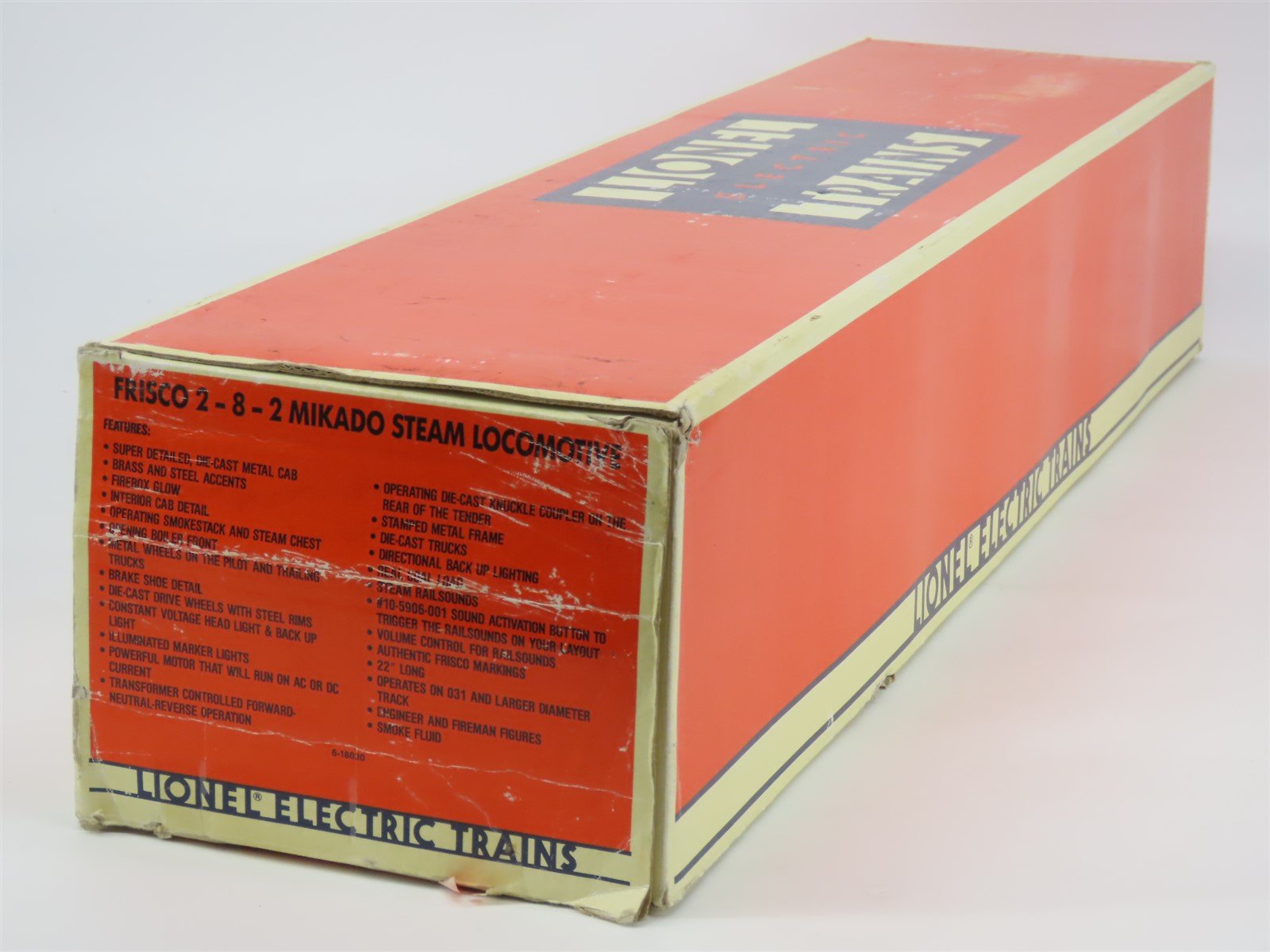 O Gauge 3-Rail Lionel 6-18030 SLSF Frisco 2-8-2 Mikado Steam #4100 w/ Sound