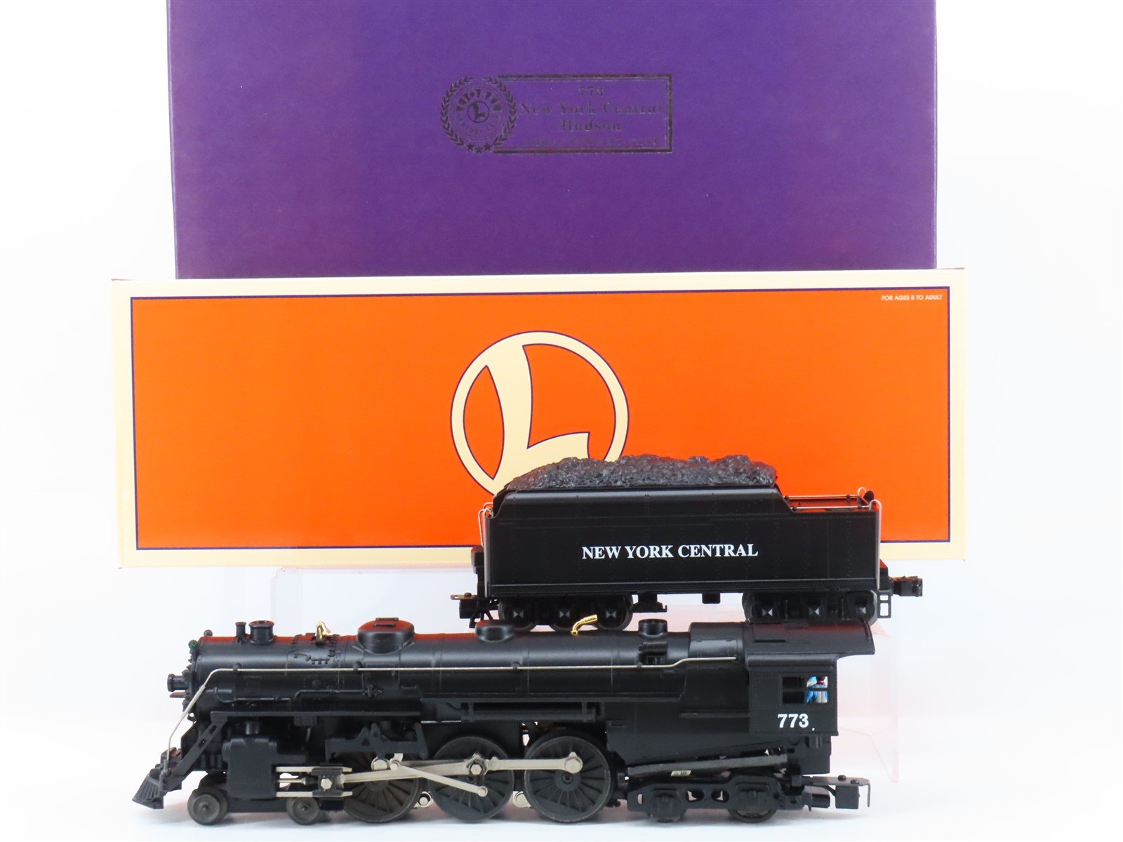 O 3-Rail Lionel 6-18058 Century Club NYC 4-6-4 Hudson Steam #773 w/ TMCC & Sound