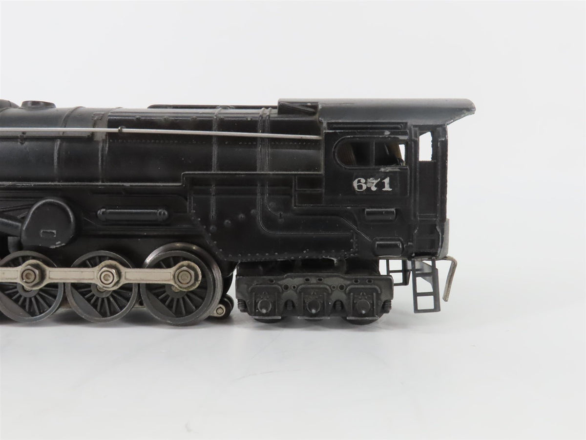 O Gauge 3-Rail Lionel Lines 6-8-6 Steam Locomotive #671