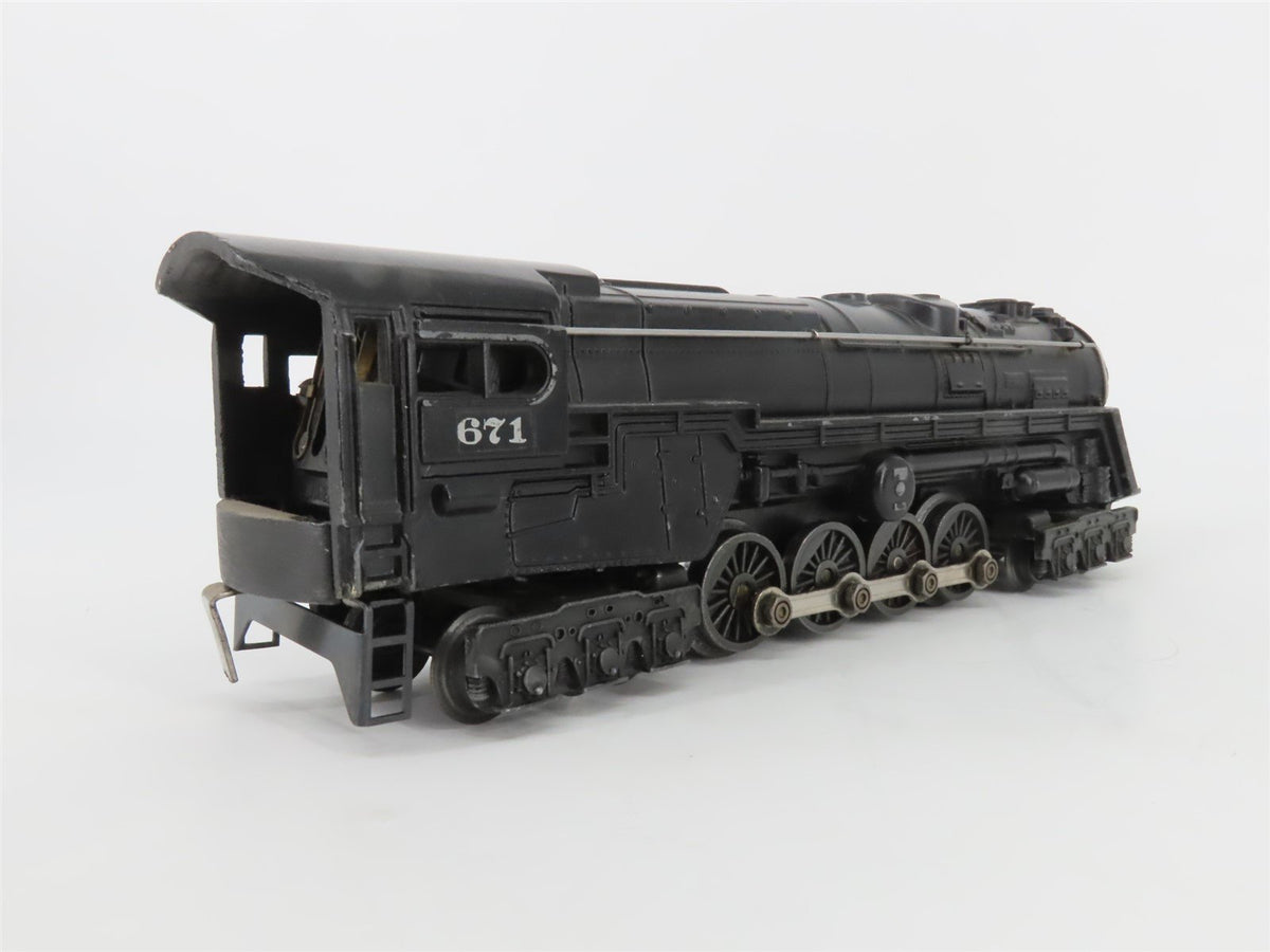 O Gauge 3-Rail Lionel Lines 6-8-6 Steam Locomotive #671