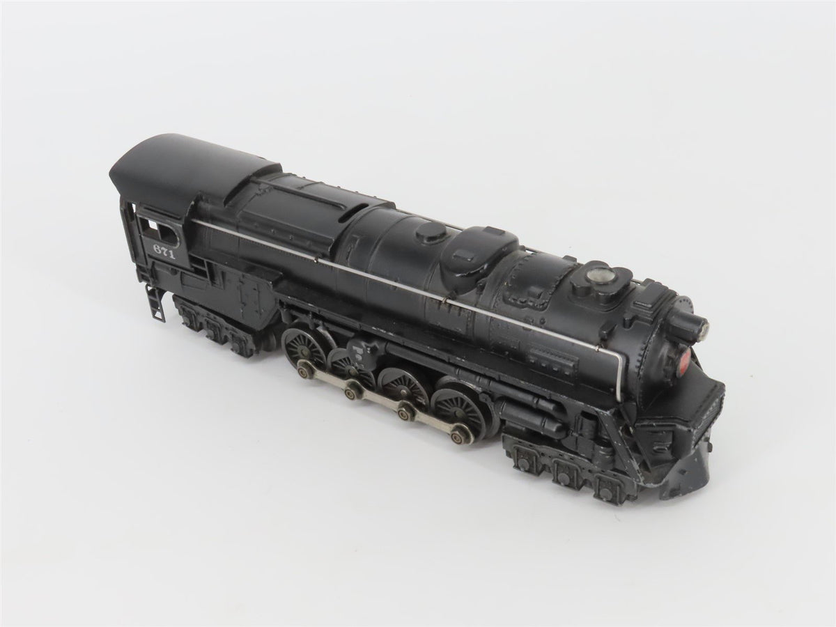 O Gauge 3-Rail Lionel Lines 6-8-6 Steam Locomotive #671