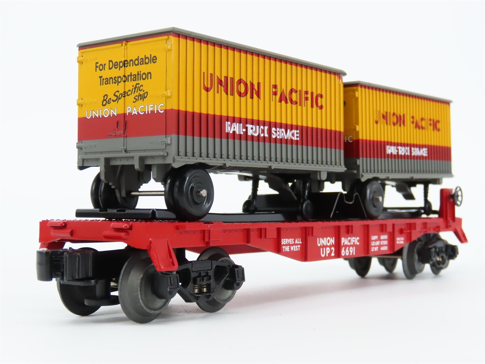 O Gauge 3-Rail Lionel 6-30188 UP Union Pacific Overland Flyer Steam Freight Set