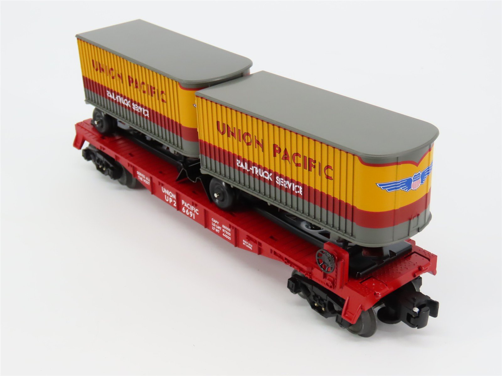 O Gauge 3-Rail Lionel 6-30188 UP Union Pacific Overland Flyer Steam Freight Set