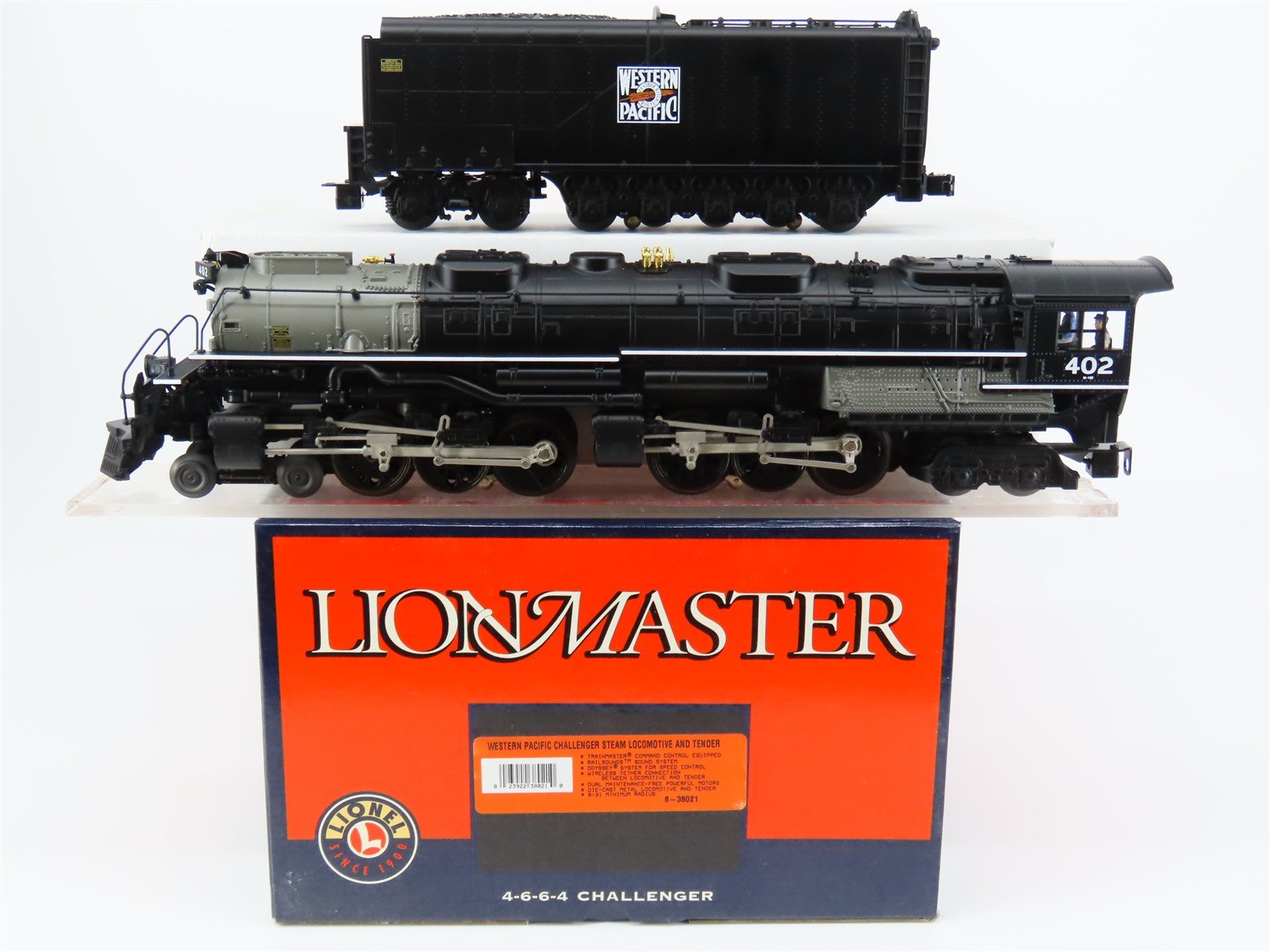 O Gauge 3-Rail Lionel 6-38021 WP Western Pacific 4-6-6-4 Steam #402 wSound