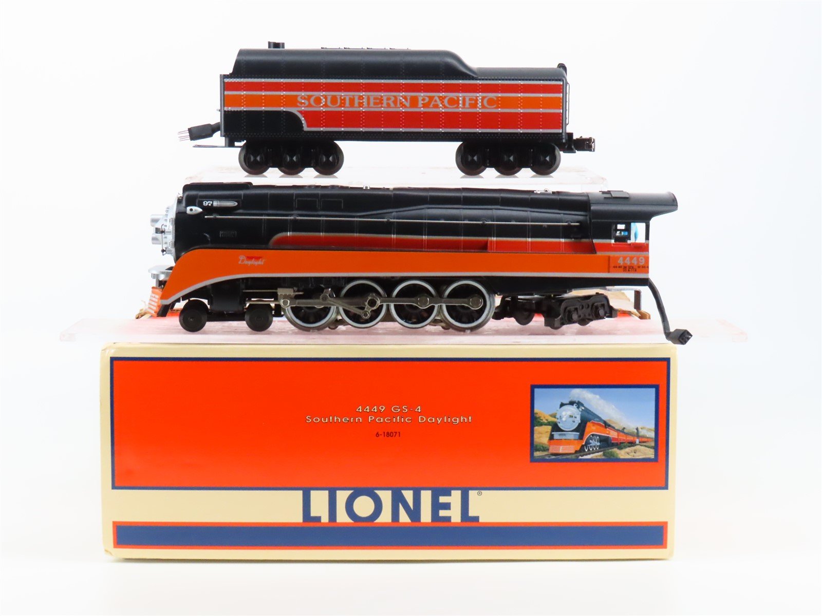 O Gauge 3-Rail Lionel 6-18071 SP Daylight GS-4 4-8-4 Steam Locomotive #4449