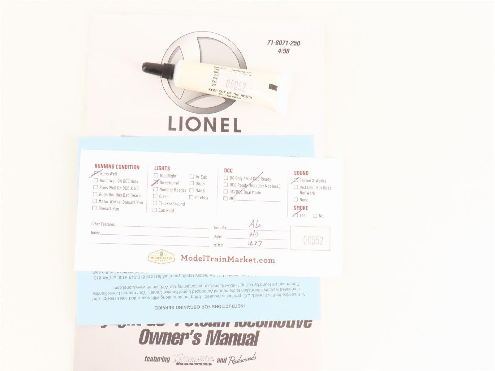 O Gauge 3-Rail Lionel 6-18071 SP Daylight GS-4 4-8-4 Steam Locomotive #4449