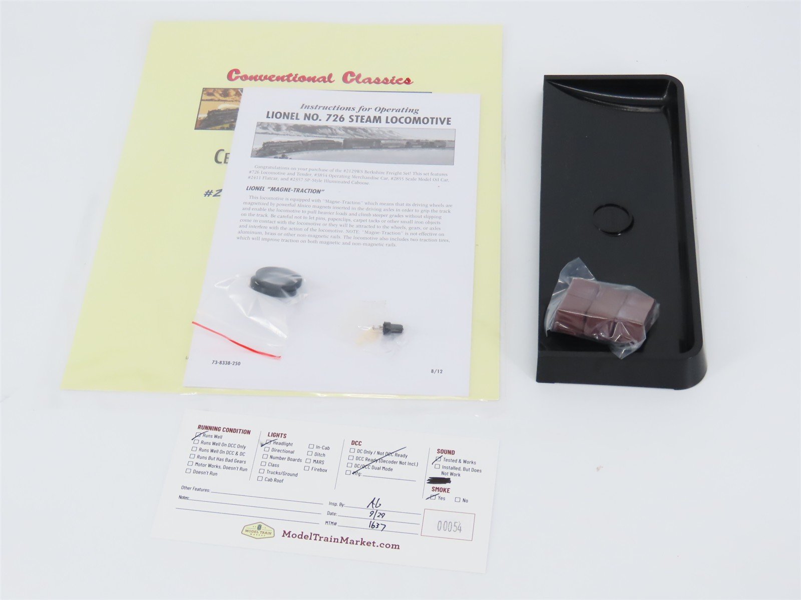 O Gauge 3-Rail Lionel 6-38338 #2129WS Berkshire Steam Locomotive Freight Set