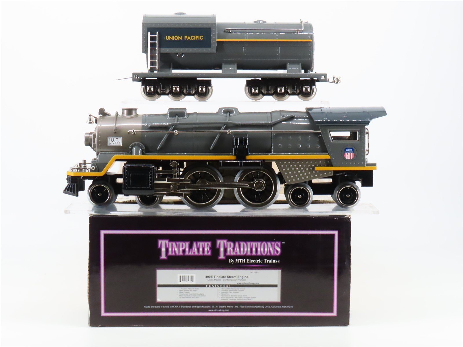 Standard Gauge MTH 10-1183-1 UP Union Pacific 4-4-4 Steam Locomotive #400E