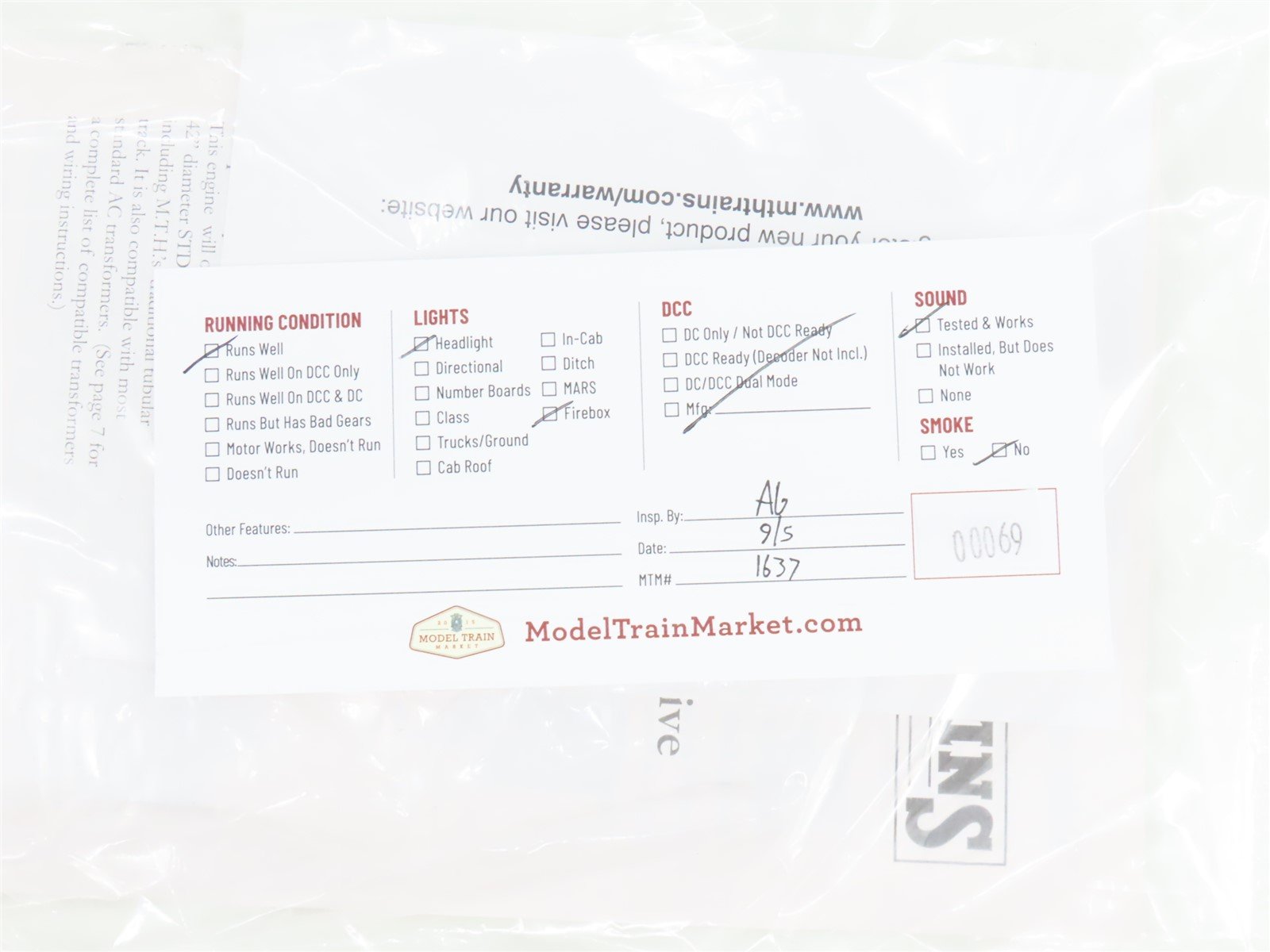 Standard Gauge Lionel/MTH 11-1017-0 Lionel lines 4-4-4 Steam Locomotive #400E