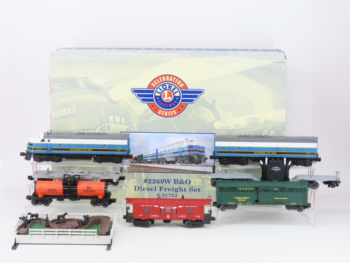 O Gauge 3-Rail Lionel 6-31752 #2269W B&amp;O Railway Diesel Freight Set