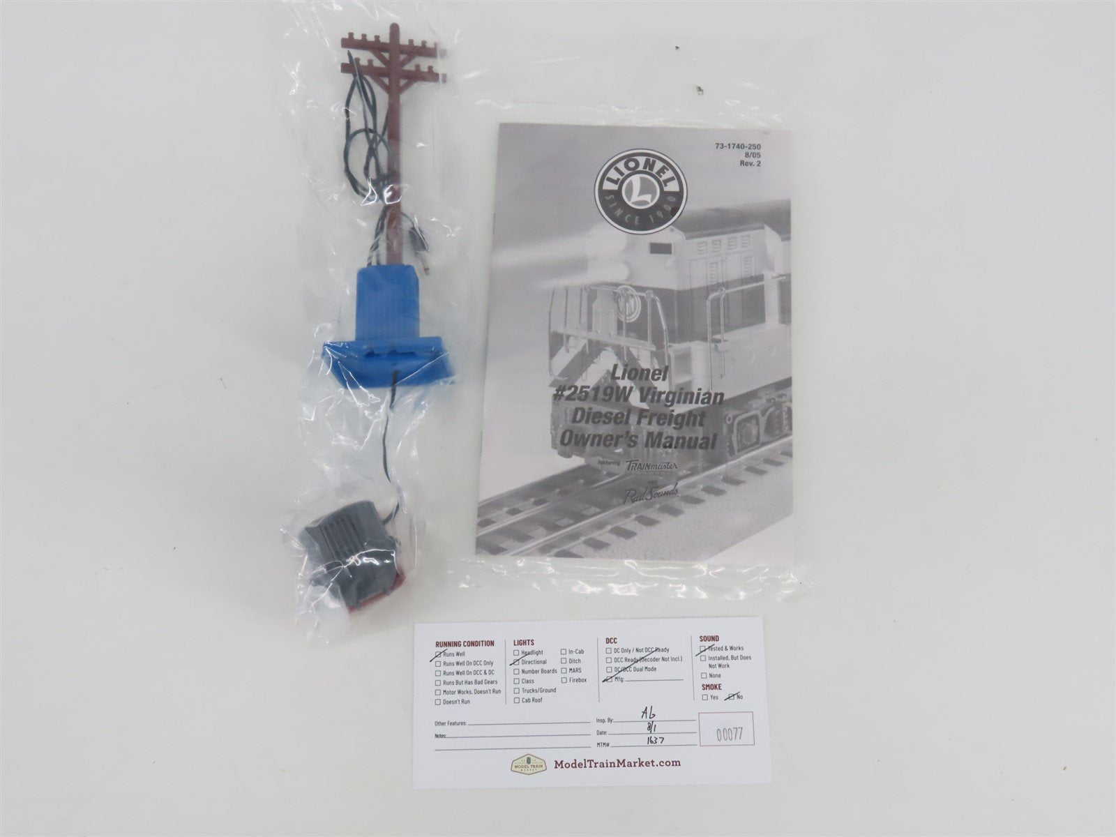 O Gauge 3-Rail Lionel 6-31740 #2519W Virginian Trainmaster Diesel Freight Set