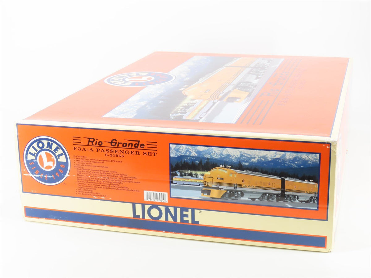 O Gauge 3-Rail Lionel 6-21955 DRGW Rio Grande F3 A/A Diesel Passenger Set