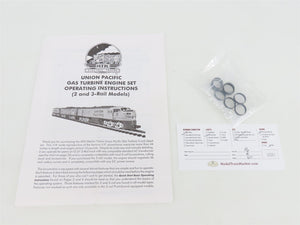 O Gauge 3-Rail MTH MT-2124LP UP Union Pacific Gas Turbine Diesel Engine Set #5