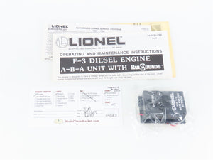 O Gauge 3-Rail Lionel 6-11724 GN Great Northern EMD F3 ABA Diesel Set w/ Sound