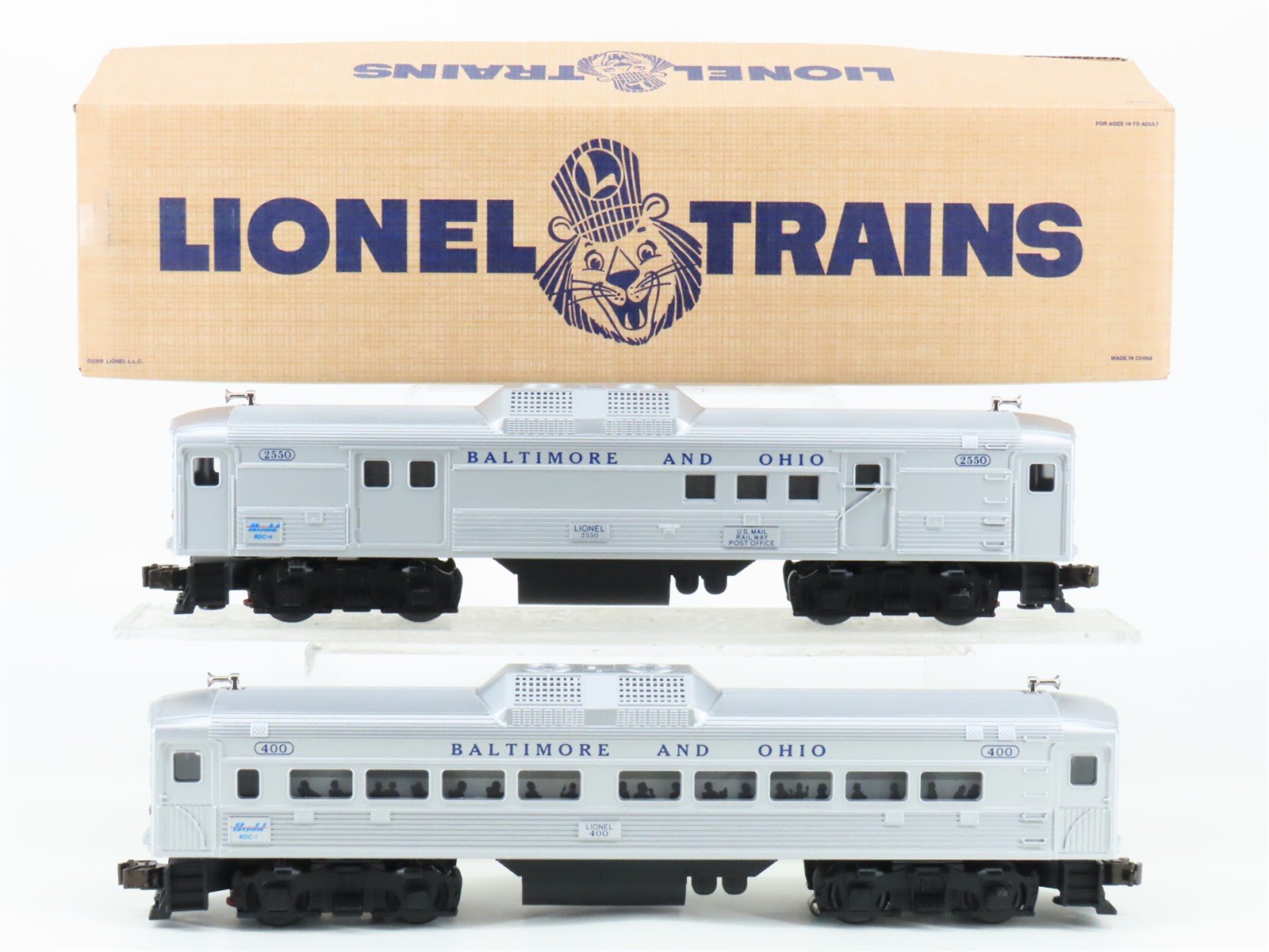 O Gauge 3-Rail Lionel 6-38313 B&O Conventional Classic Budd RDC 2-Pack