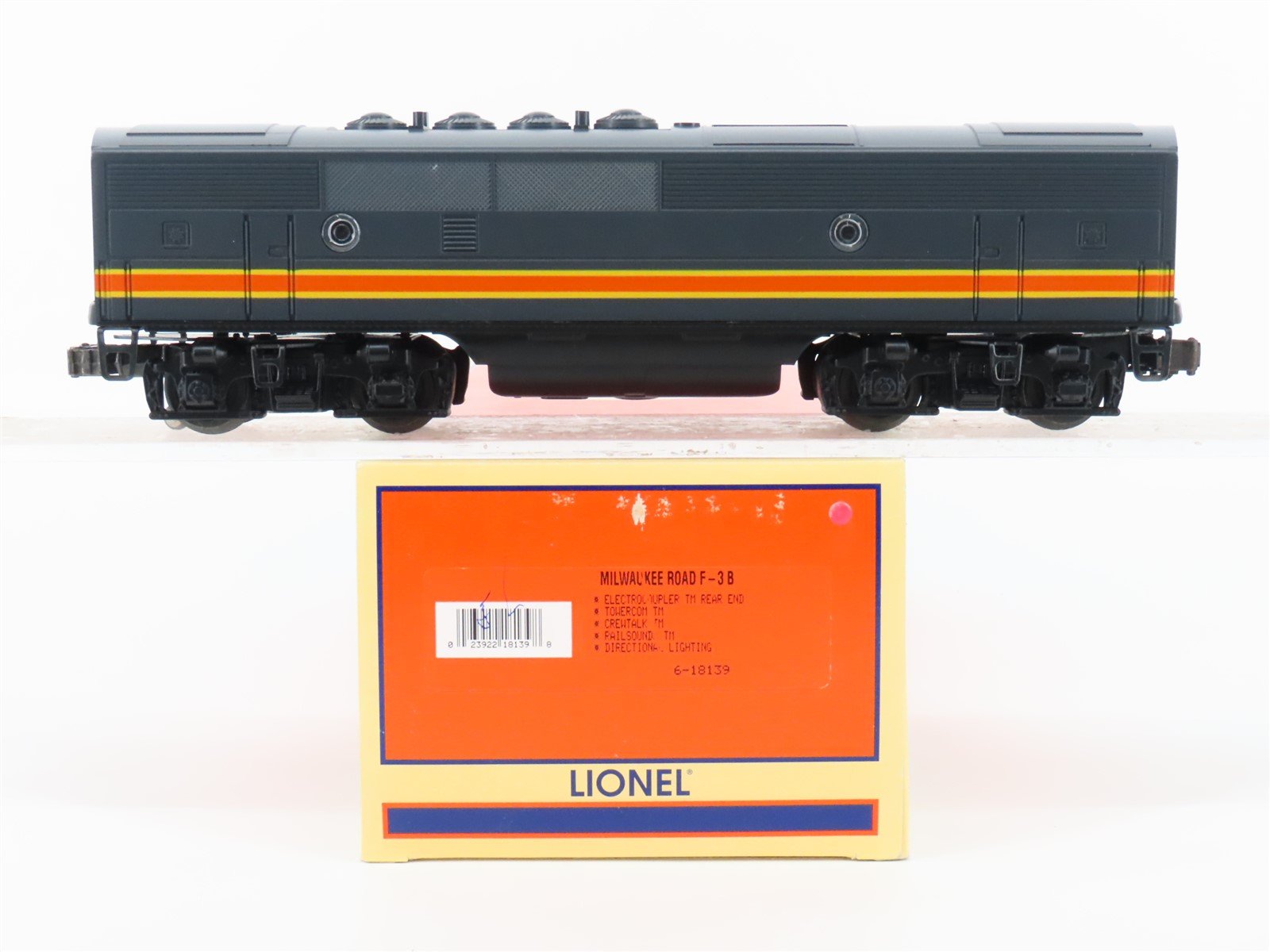 O Gauge 3-Rail Lionel 6-18139 MILW F3B Diesel No# - Unpowered w/ TMCC & Sound