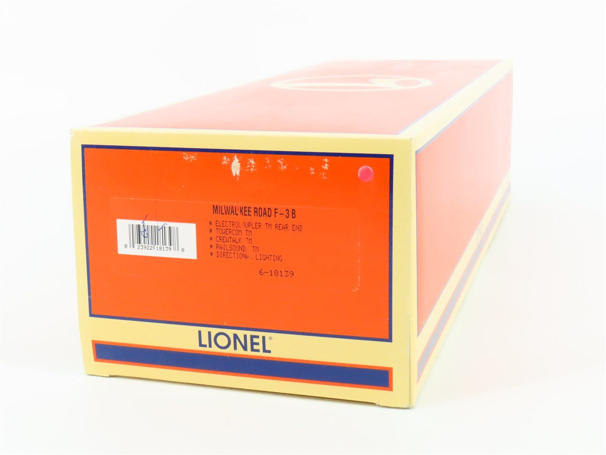 O Gauge 3-Rail Lionel 6-18139 MILW F3B Diesel No# - Unpowered w/ TMCC &amp; Sound