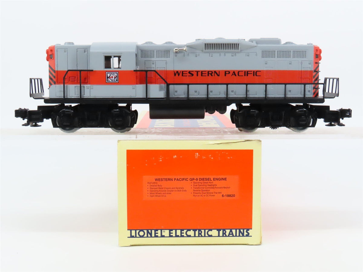 O Gauge 3-Rail Lionel 6-18820 WP Western Pacific EMD GP9 Diesel #8820