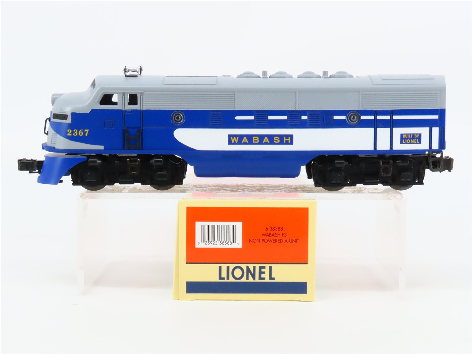 O Gauge 3-Rail Lionel 6-38388 WAB Wabash EMD F3A Diesel #2367 - Unpowered