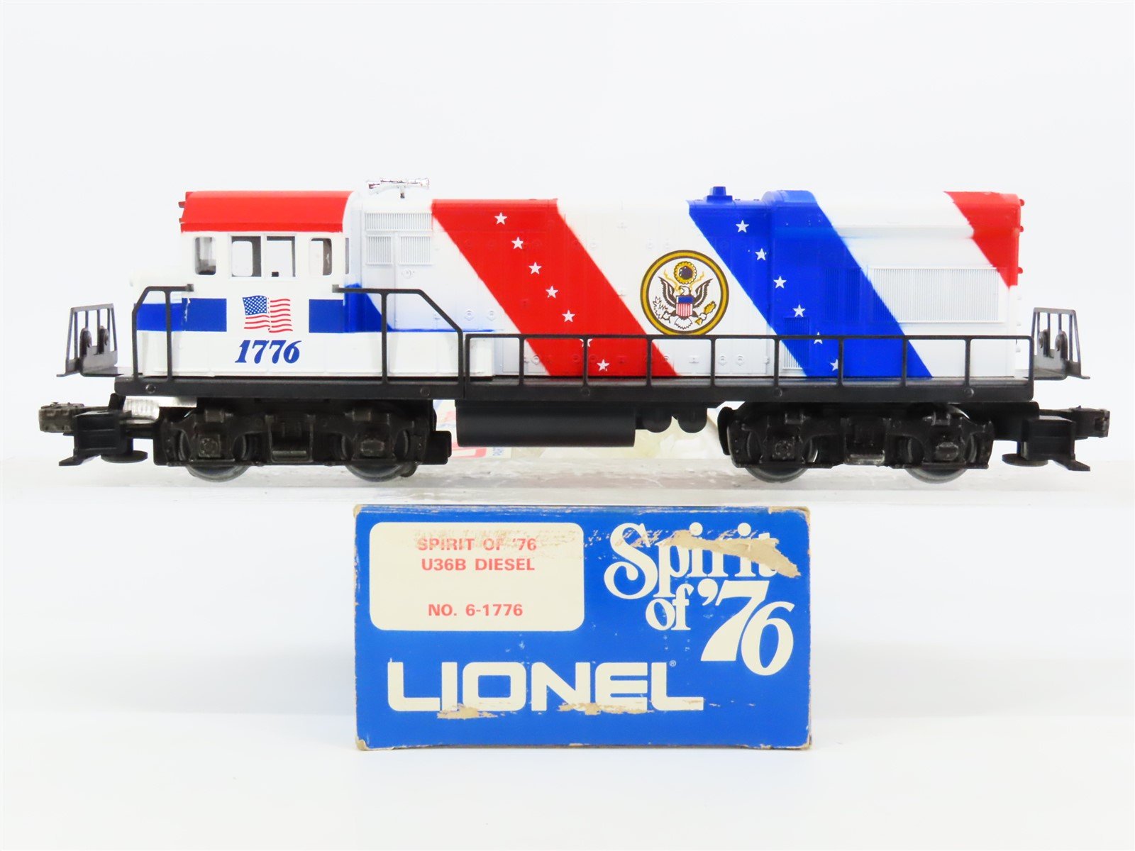 O Gauge 3-Rail Lionel 6-1776 Spirit of '76 Bicentennial GE U36B Diesel #1776