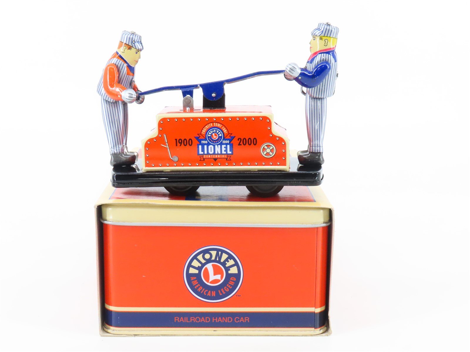 O Gauge Lionel Schylling Toys Collector's Series Tinplate Wind-Up Handcar w/ COA
