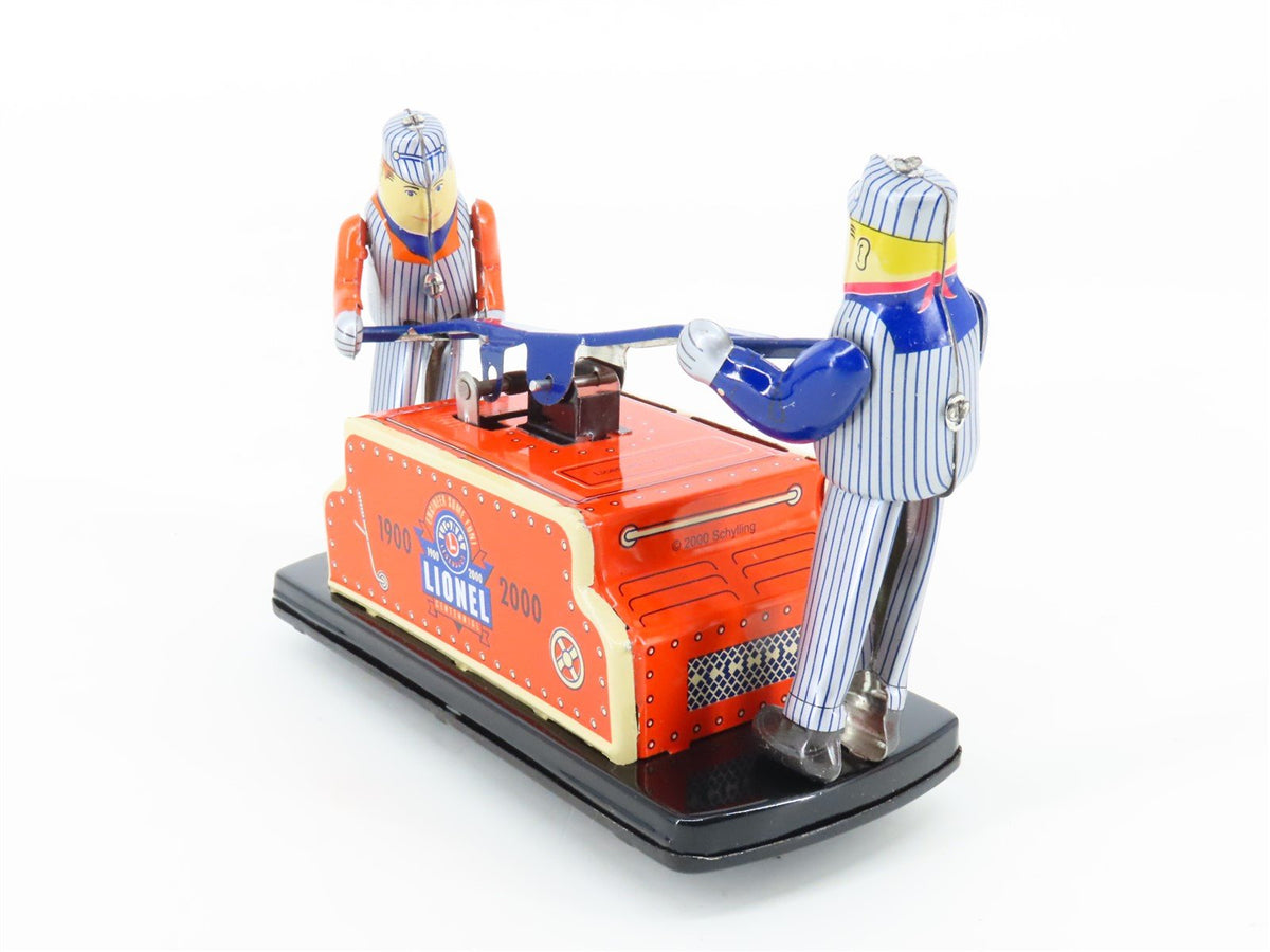O Gauge Lionel Schylling Toys Collector&#39;s Series Tinplate Wind-Up Handcar w/ COA