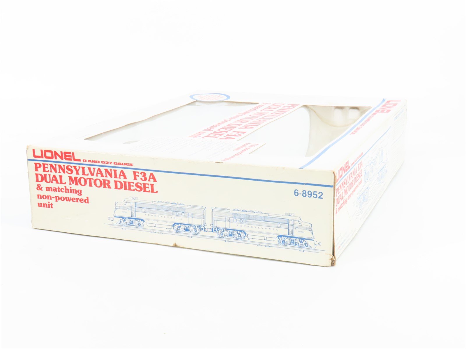 O Gauge 3-Rail Lionel 6-8952 PRR Pennsylvania EMD F3 A/A Diesel Locomotive Set