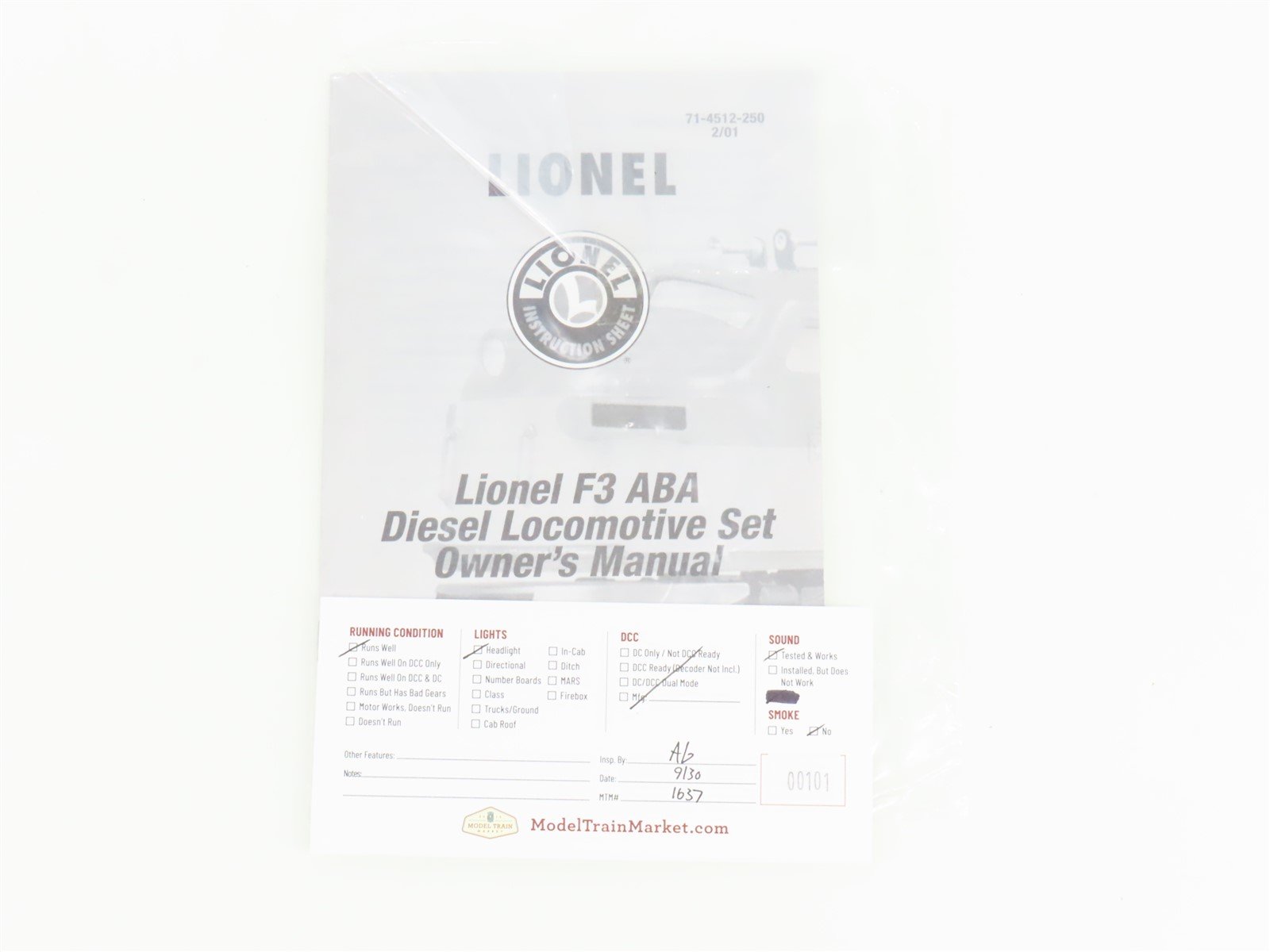 O Gauge 3-Rail Lionel 6-14512 EMD Demonstrator F3 A/B/A Diesel Locomotive Set