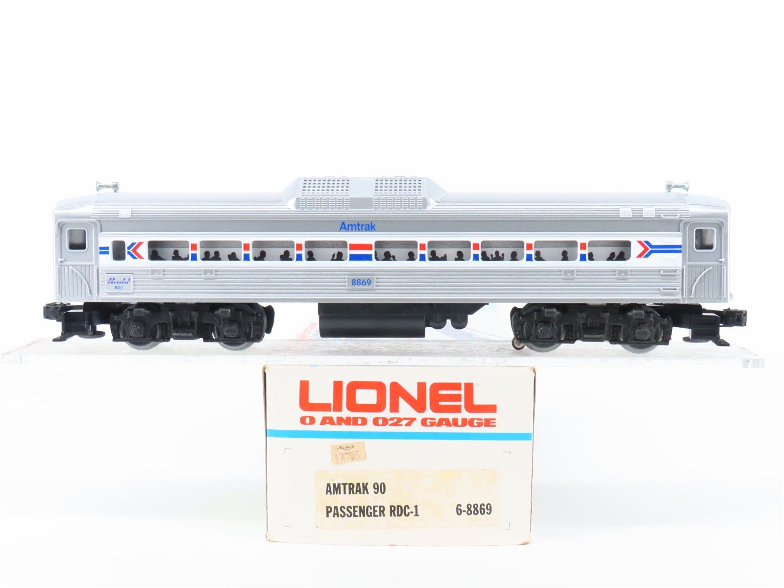 O Gauge 3-Rail Lionel 6-8869 AMTK Amtrak Budd RDC-1 Diesel Rail Car - Unpowered