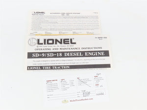 O Gauge 3-Rail Lionel 6-18823 C&IM Chicago & Illinois Midland SD9 Diesel #52