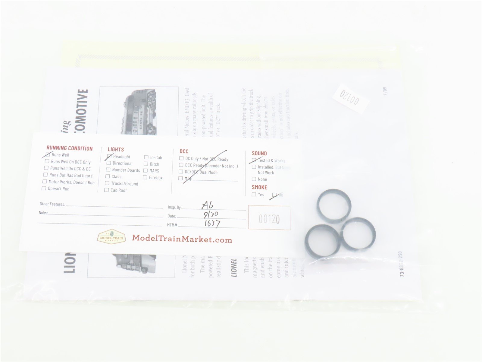 O Gauge 3-Rail Lionel 6-38312 #2343 ATSF Santa Fe F3 A/A Diesel Locomotive Set