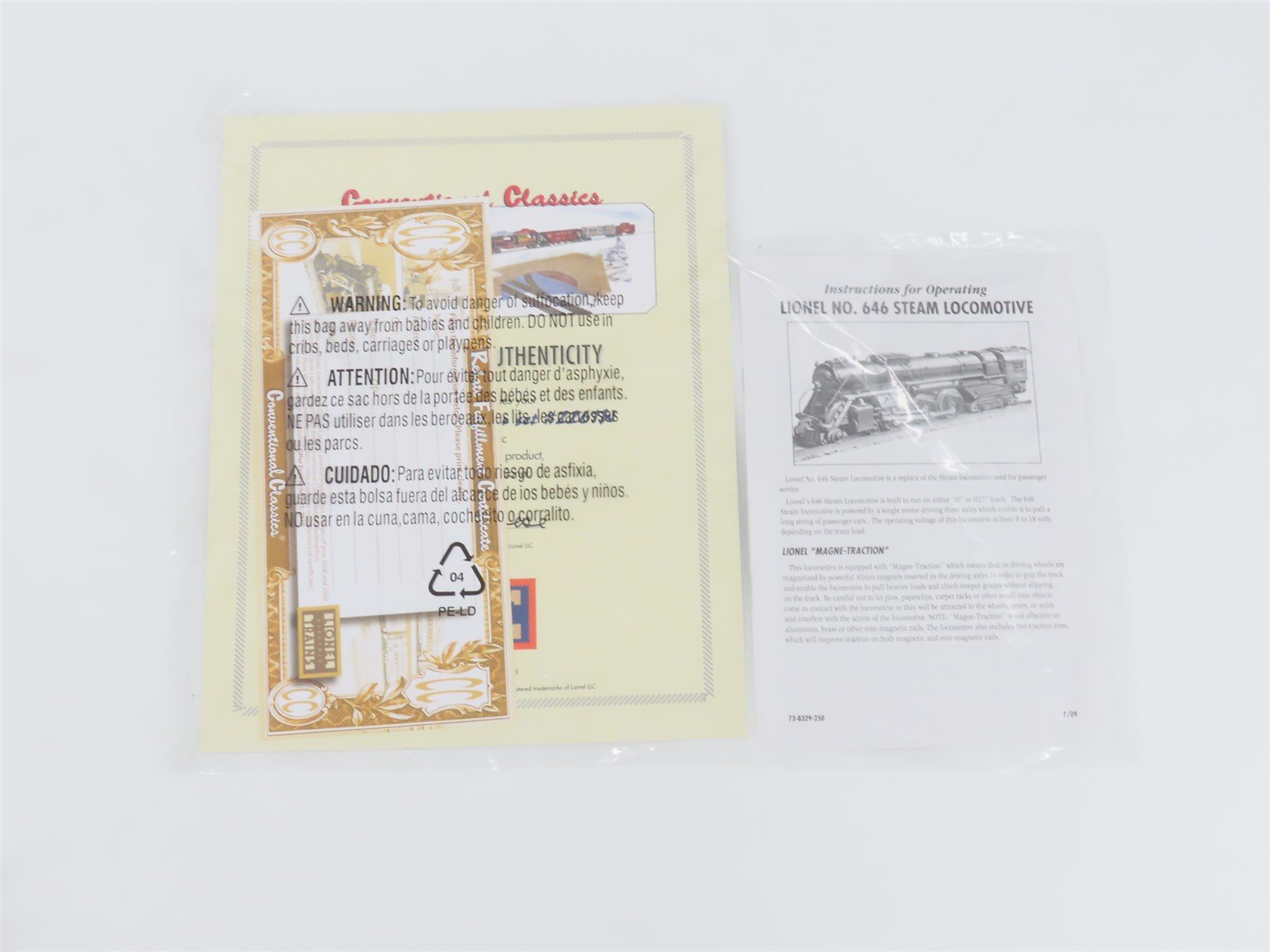 O Gauge 3-Rail Lionel 6-38329 2261WS PRR Pennsylvania 4-6-4 Steam Freight Set