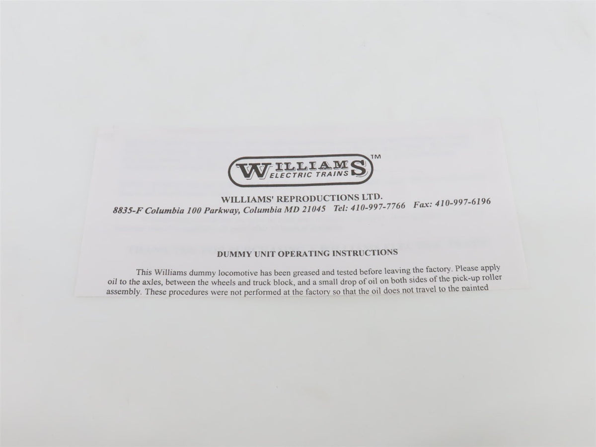 O Gauge 3-Rail Williams 97568 DRGW Rio Grande H24-66 Diesel #568 UNPOWERED