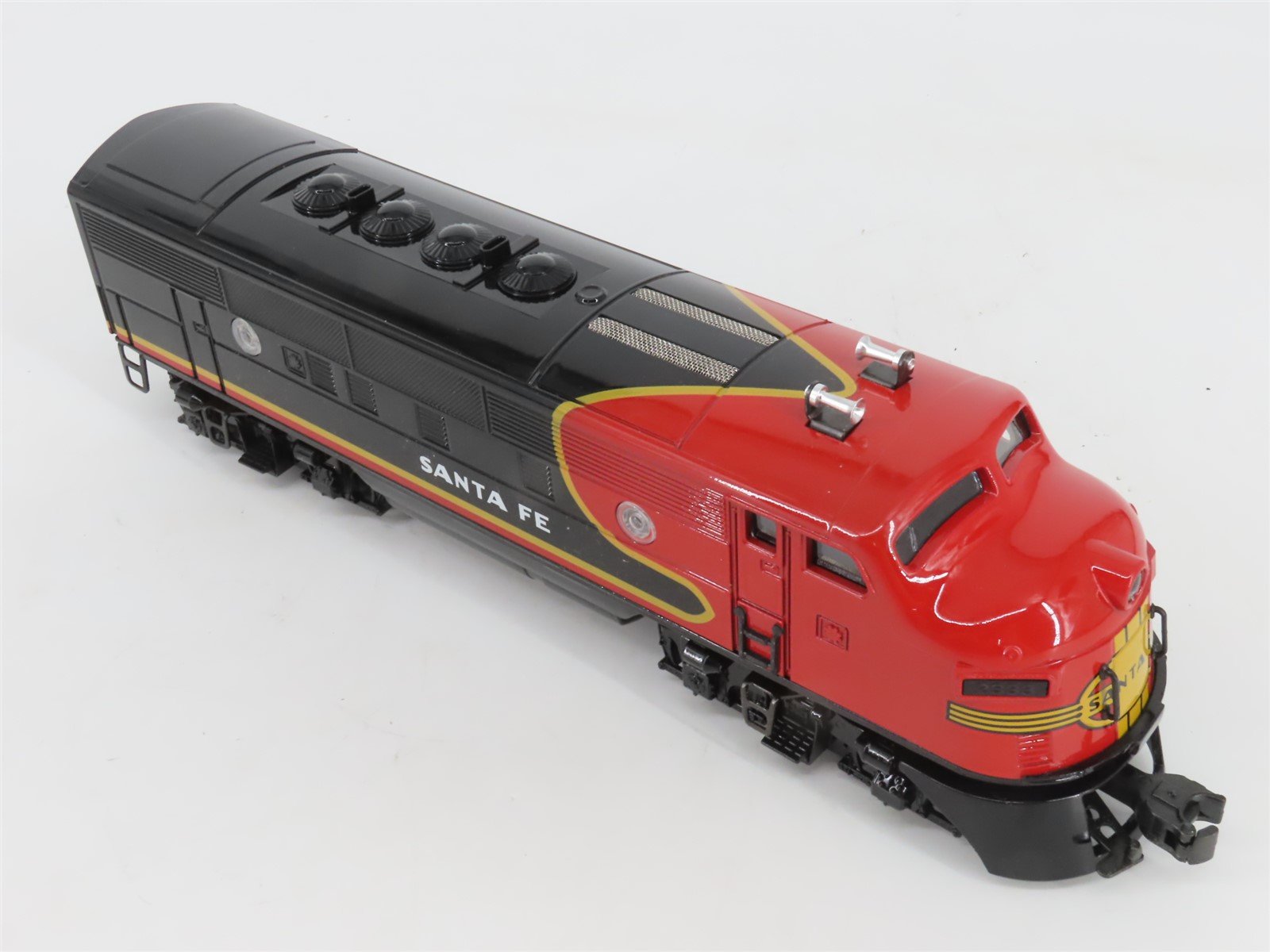 O Gauge 3-Rail Lionel 6-38365 #2333 ATSF Santa Fe Black Bonnet F3 A/A Diesel Set