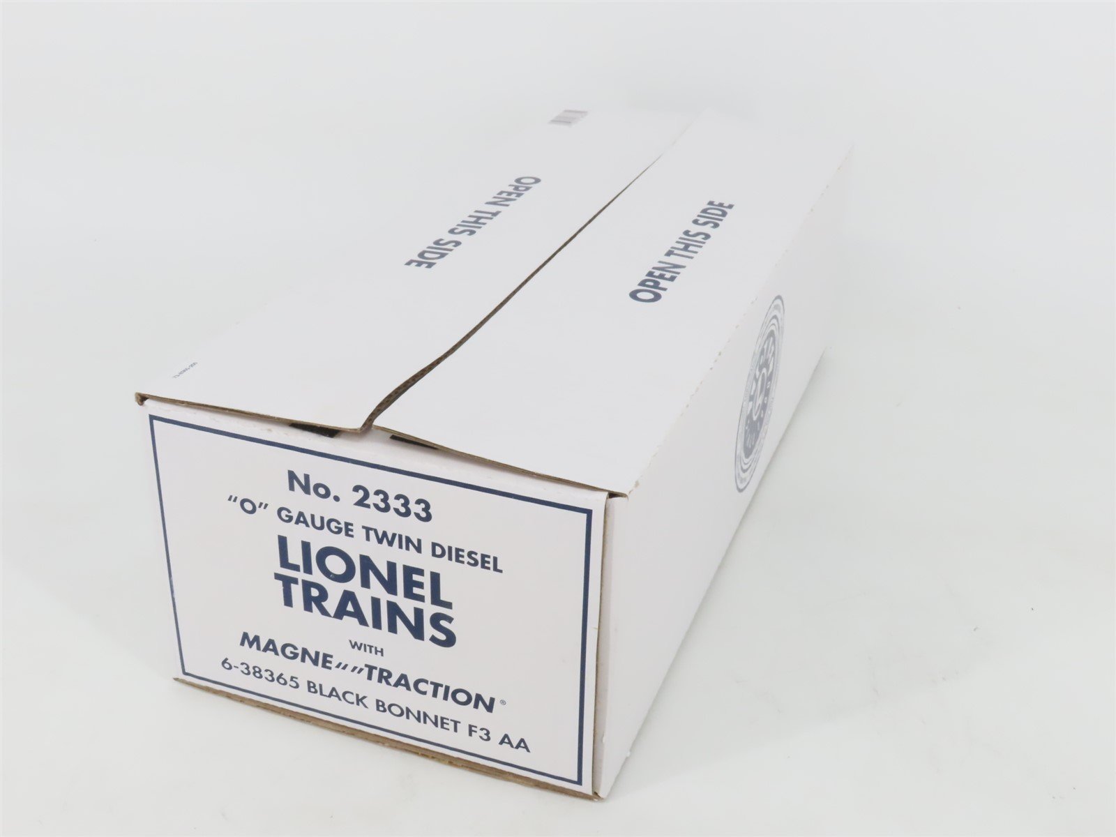 O Gauge 3-Rail Lionel 6-38365 #2333 ATSF Santa Fe Black Bonnet F3 A/A Diesel Set