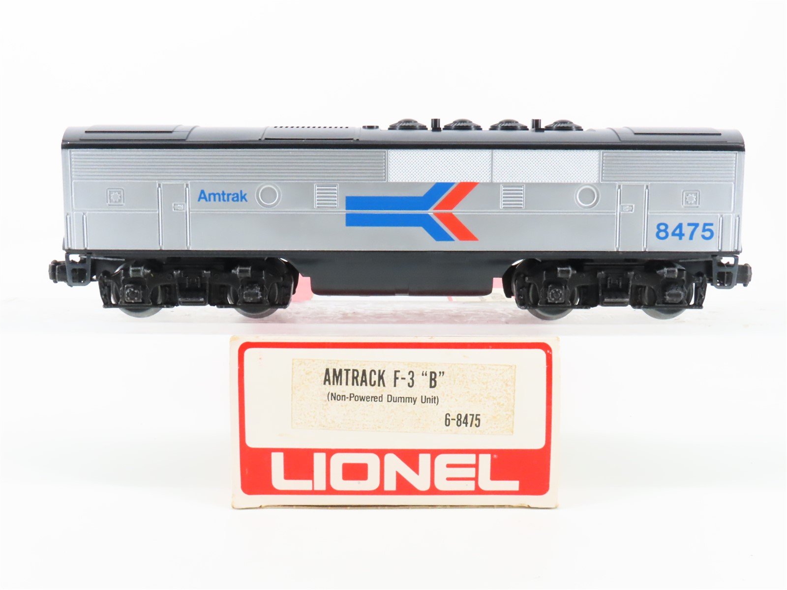 O Gauge 3-Rail Lionel 6-8475 Amtrak F3B Diesel Locomotive #8475 UNPOWERED