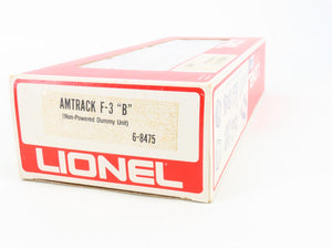O Gauge 3-Rail Lionel 6-8475 Amtrak F3B Diesel Locomotive #8475 UNPOWERED
