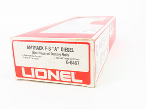 O Gauge 3-Rail Lionel 6-8467 Amtrak F3A Diesel Locomotive #8467 UNPOWERED